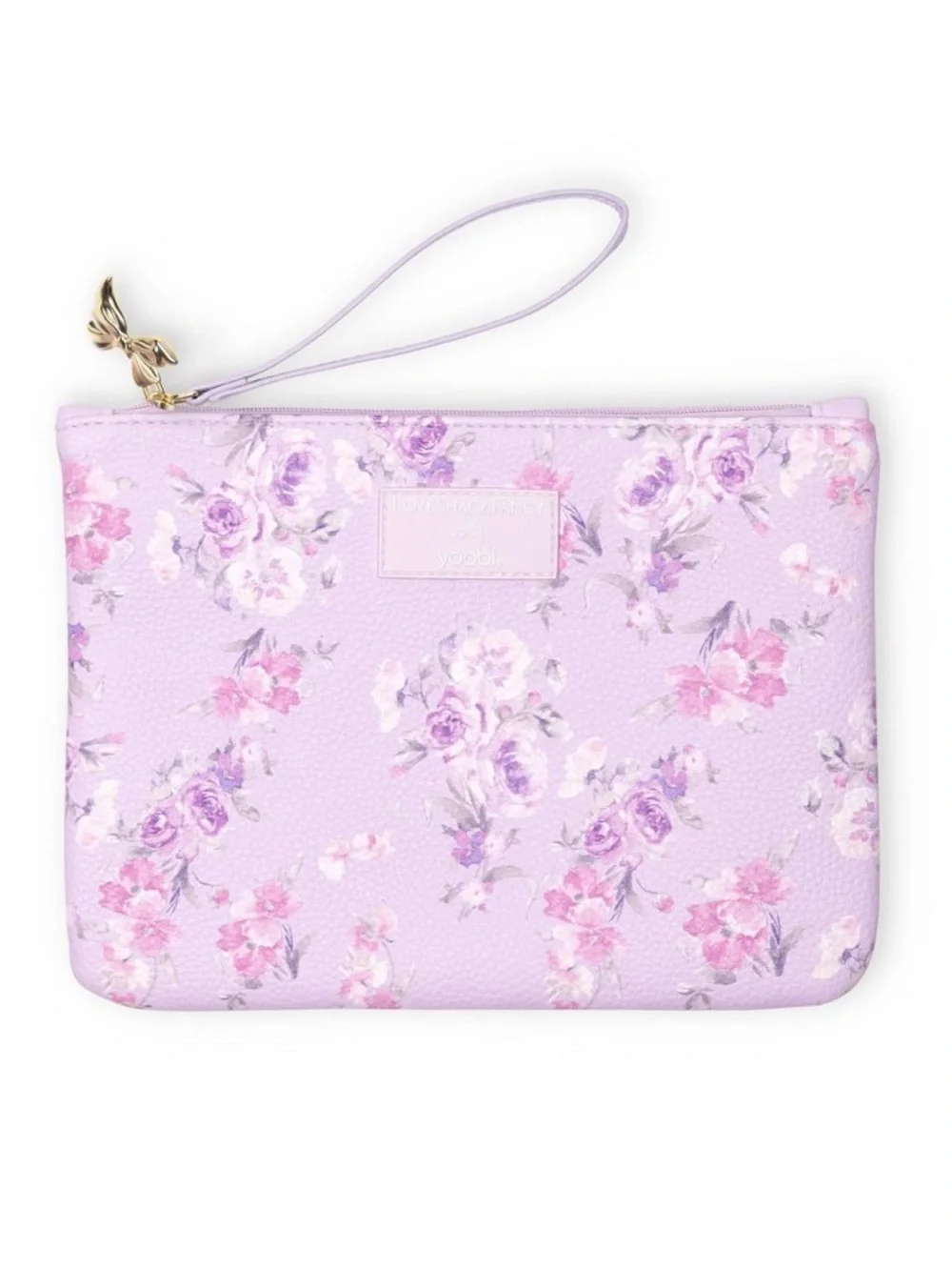 LoveShackFancy Yoobi Your Happy Thoughts Accessory pencil Pouch wristlet